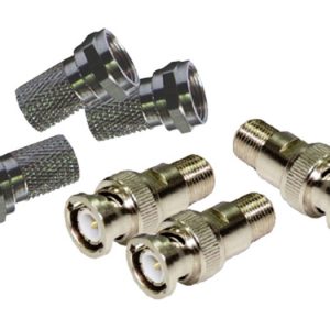 Jack BNC + F5 loại tốt lõi kẹp bằng đồng